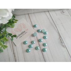 Полужемчуг 8 мм, цвет голубая бирюза №98, 5 г